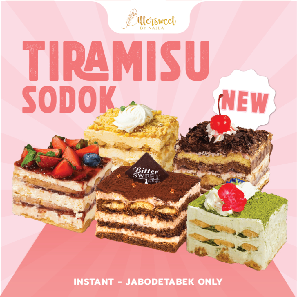 

[ INSTANT ONLY ] Tiramisu Sodok Bittersweet by Najla [ Best Price ]
