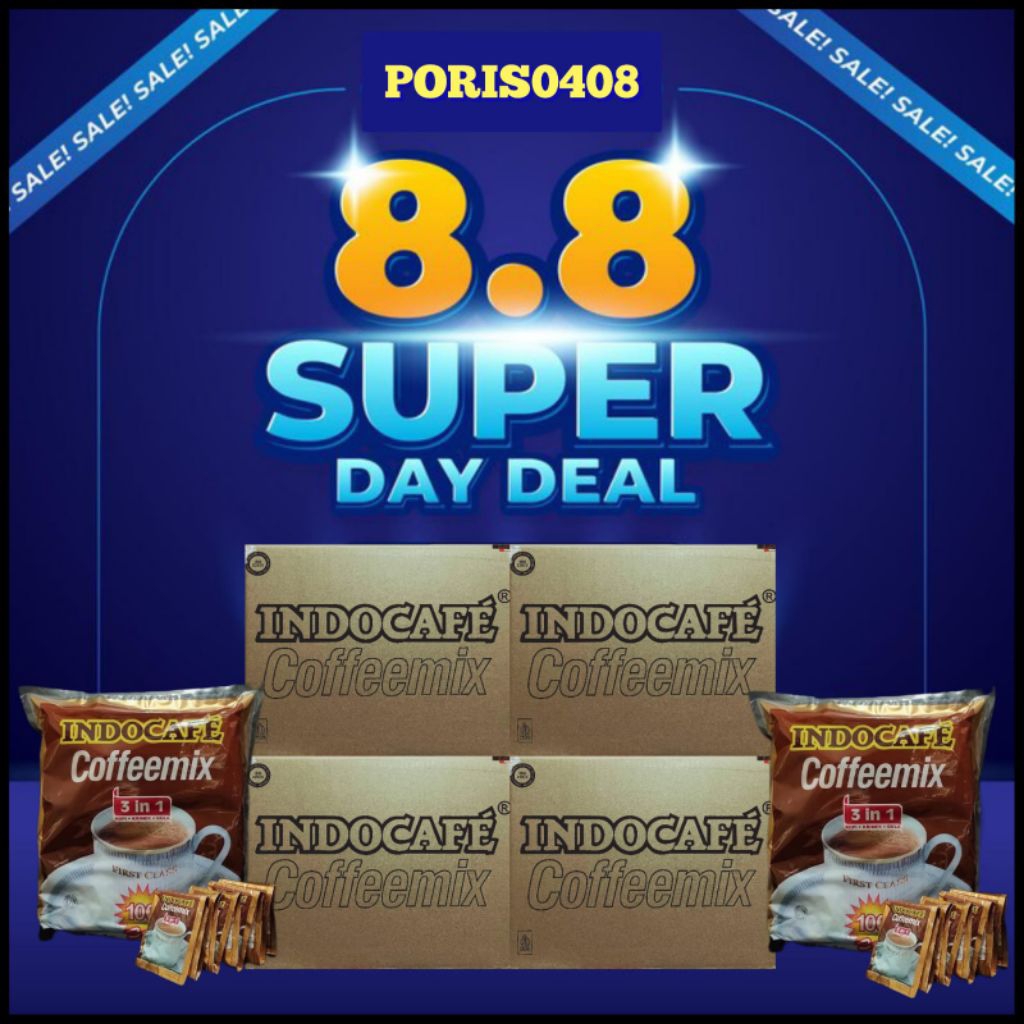 

INDOCAFE COFFEEMIX [4 DUS X @500 SACHET]