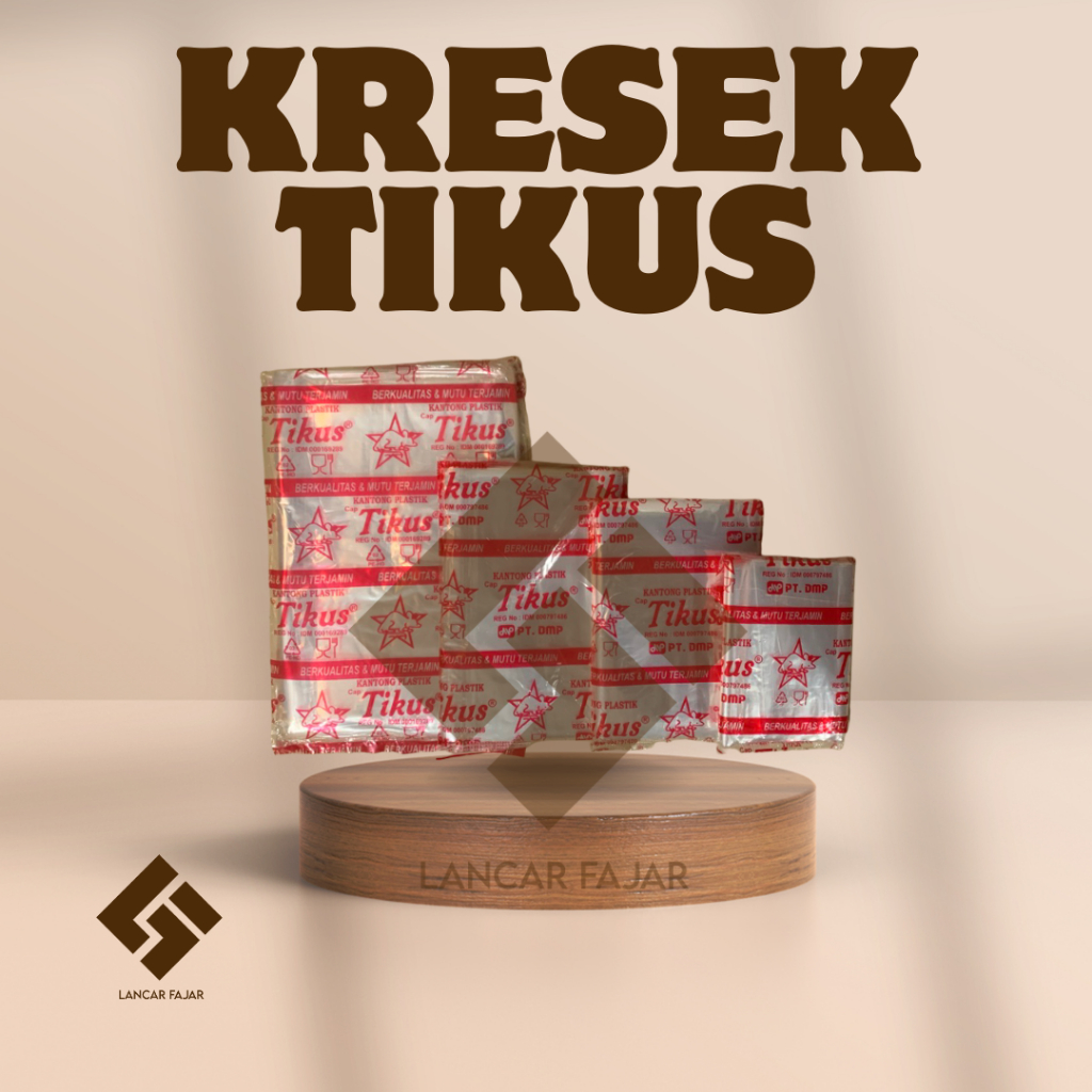 [BAL]  PP PE TIKUS 1/4 1/2 KG / PLASTIK BENING TIKUS / TIKUS BENING / TIKUS BUTEK Plastik PE Hitam T