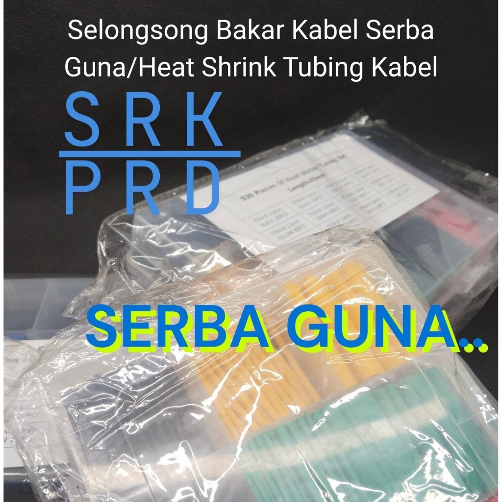 SRK - Selongsong Bakar Kabel Serba Guna/Heat Shrink Tubing Kabel