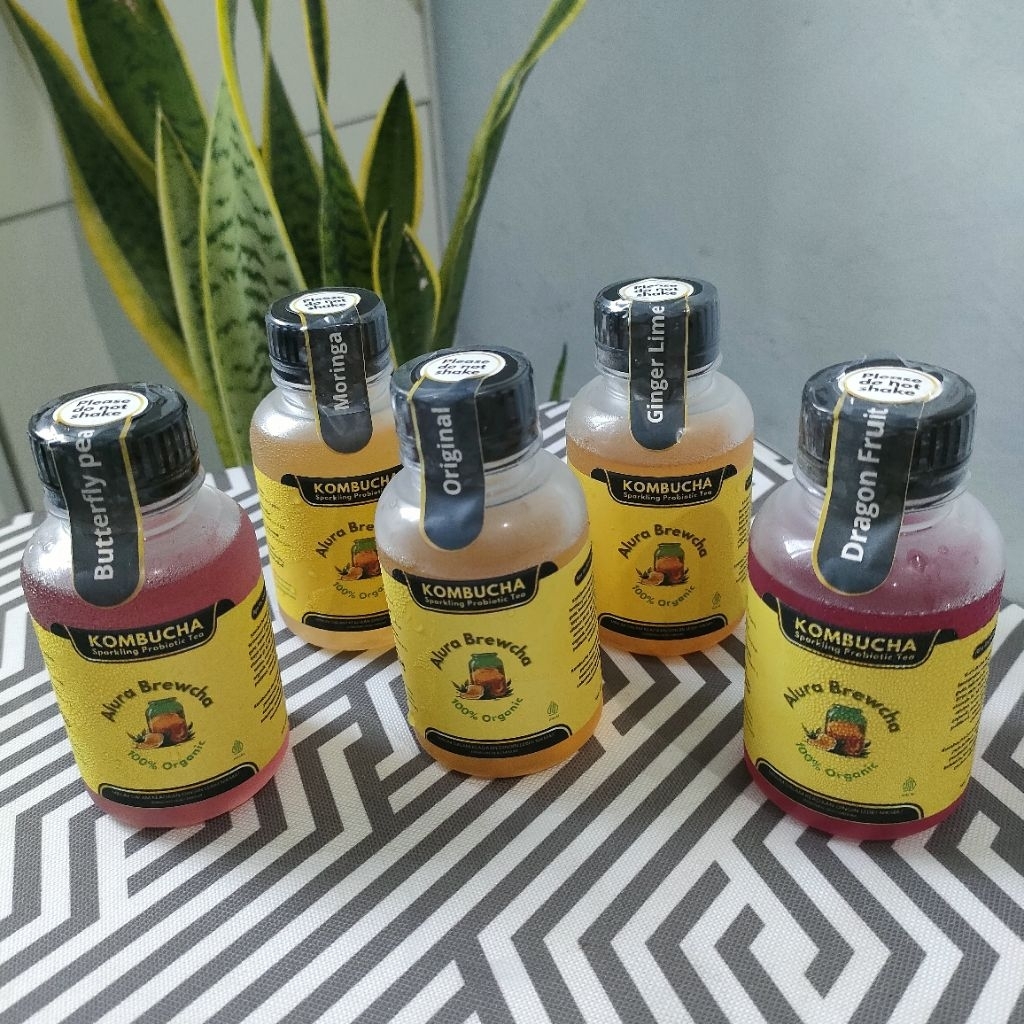 

Kombucha Imut paket 4 rasa 150ml