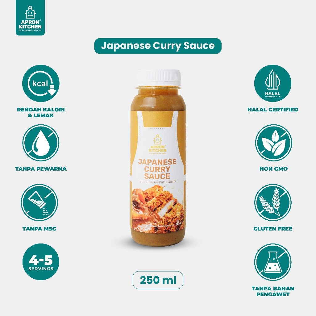 

Apron Kitchen Kari Jepang Saus Curry Bumbu Masak 250ML