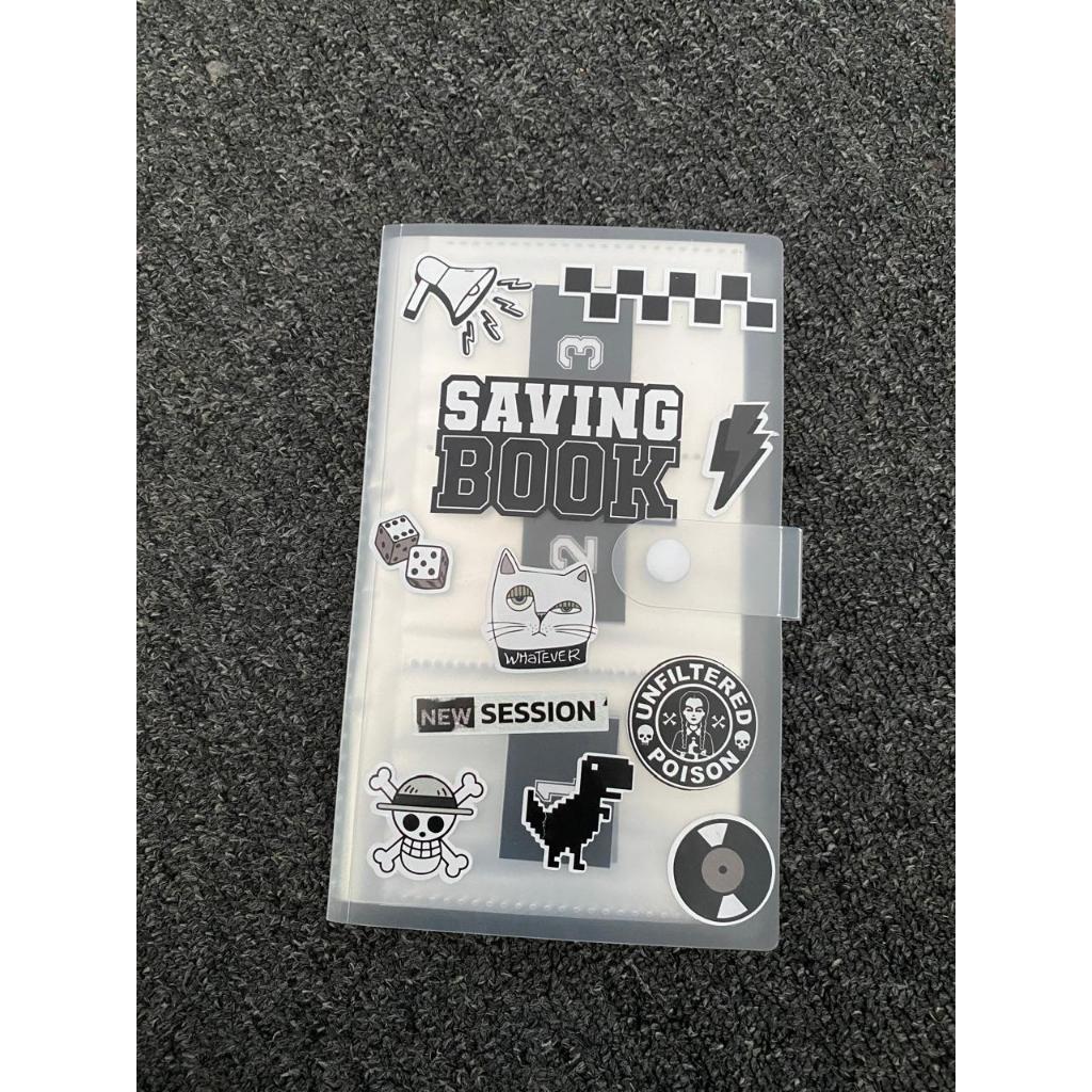 Album Menabung Hitam 120 slot l Tabungan | Buku Tabungan Target | Tabungan Target | Celengan Buku | 