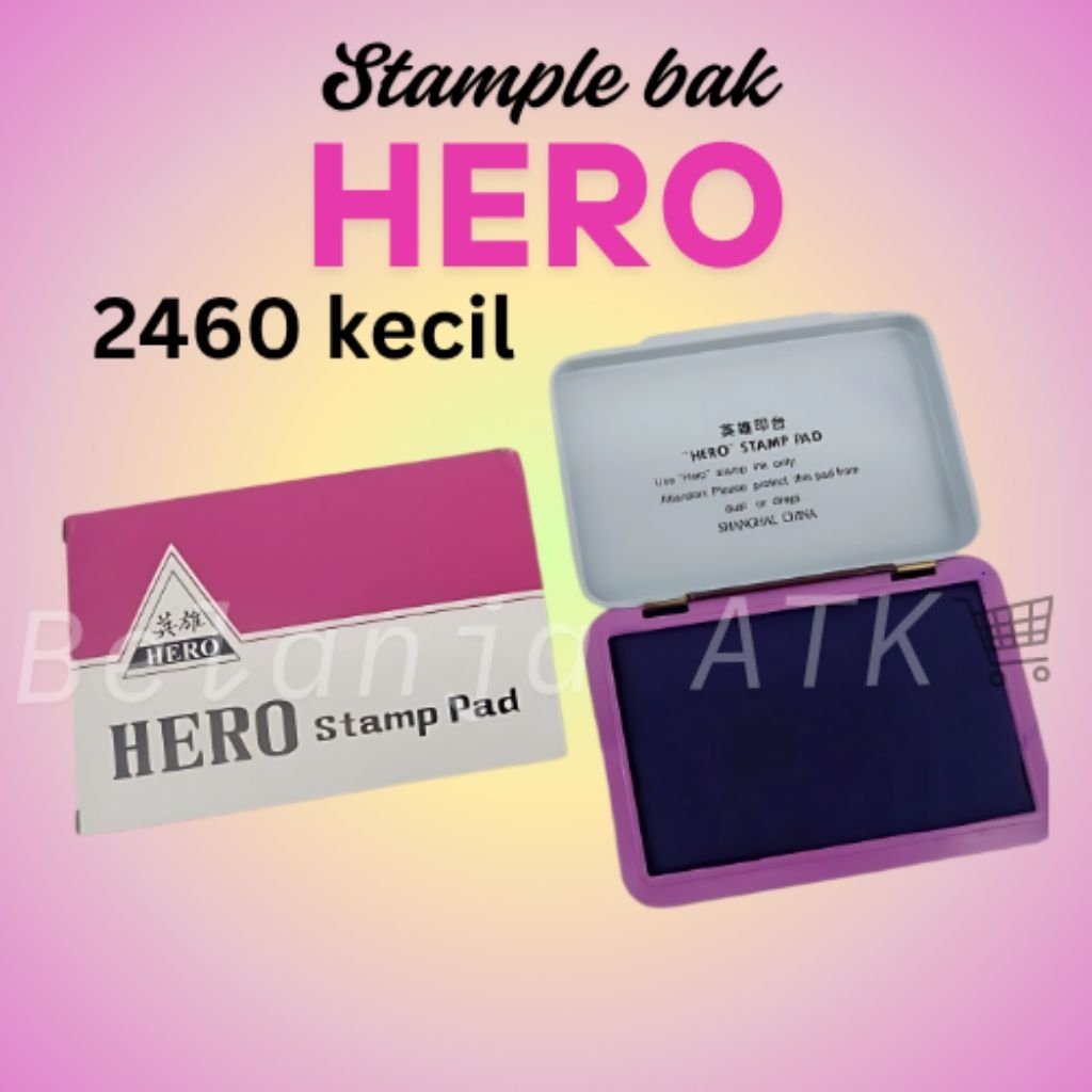

Hero Bak stemple / cap kertas 1460 besar / 2460 kecil