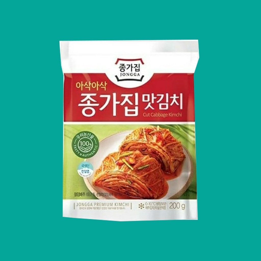 

[oddsolshop] pekanbaru/Jongga Kimchi Cut Cabbage 200GR Fermented Vegetables Daesang