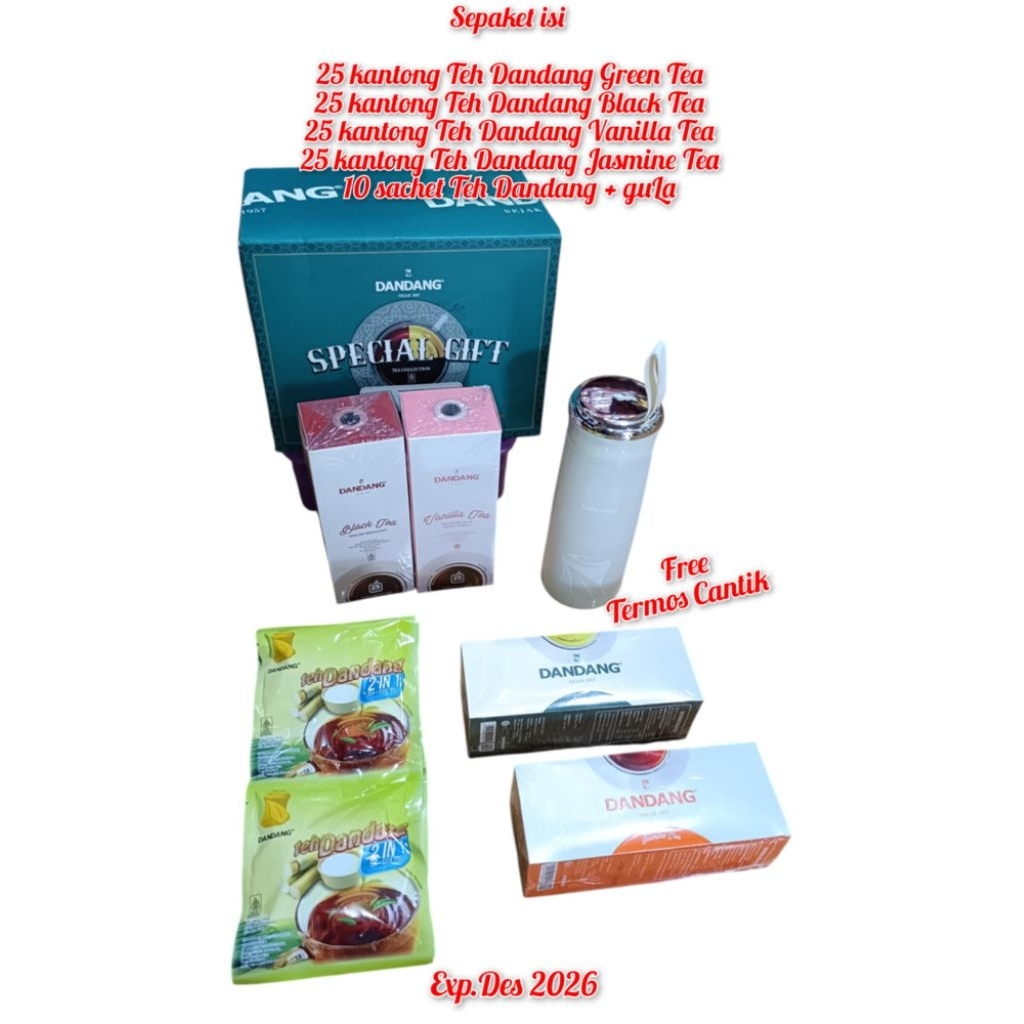 

PAKET HAMPERS TEH DANDANG ISI SESUAI GAMBAR