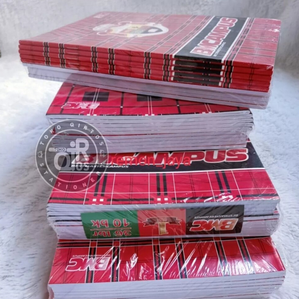 

(promo) 1 pack isi 10 pcs buku tulis BESAR BMCAMPUS 36 lembar / tersedia per 10 5 buku