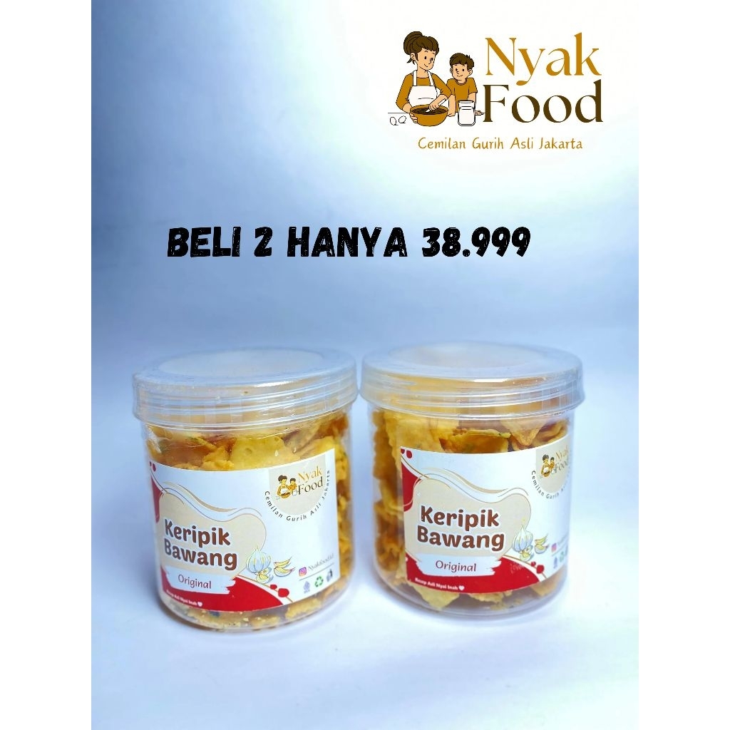 

KERIPIK BAWANG BETAWI/CEMILAN SANTAI/CEMILAN/SNACK/OLEH OLEH JAKARTA