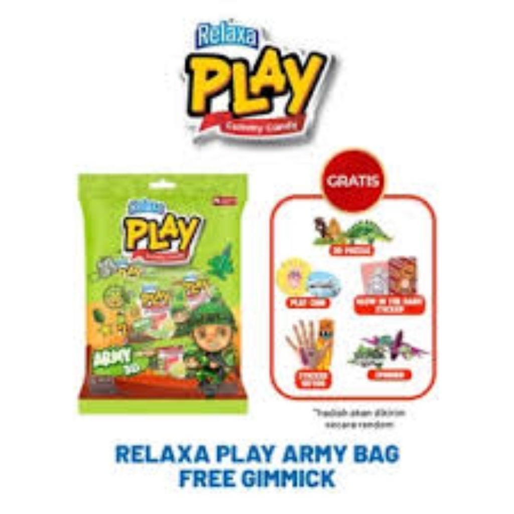 

RELAXA PLAY ARMY BAG FREE GIMMICK Netto 115 gr