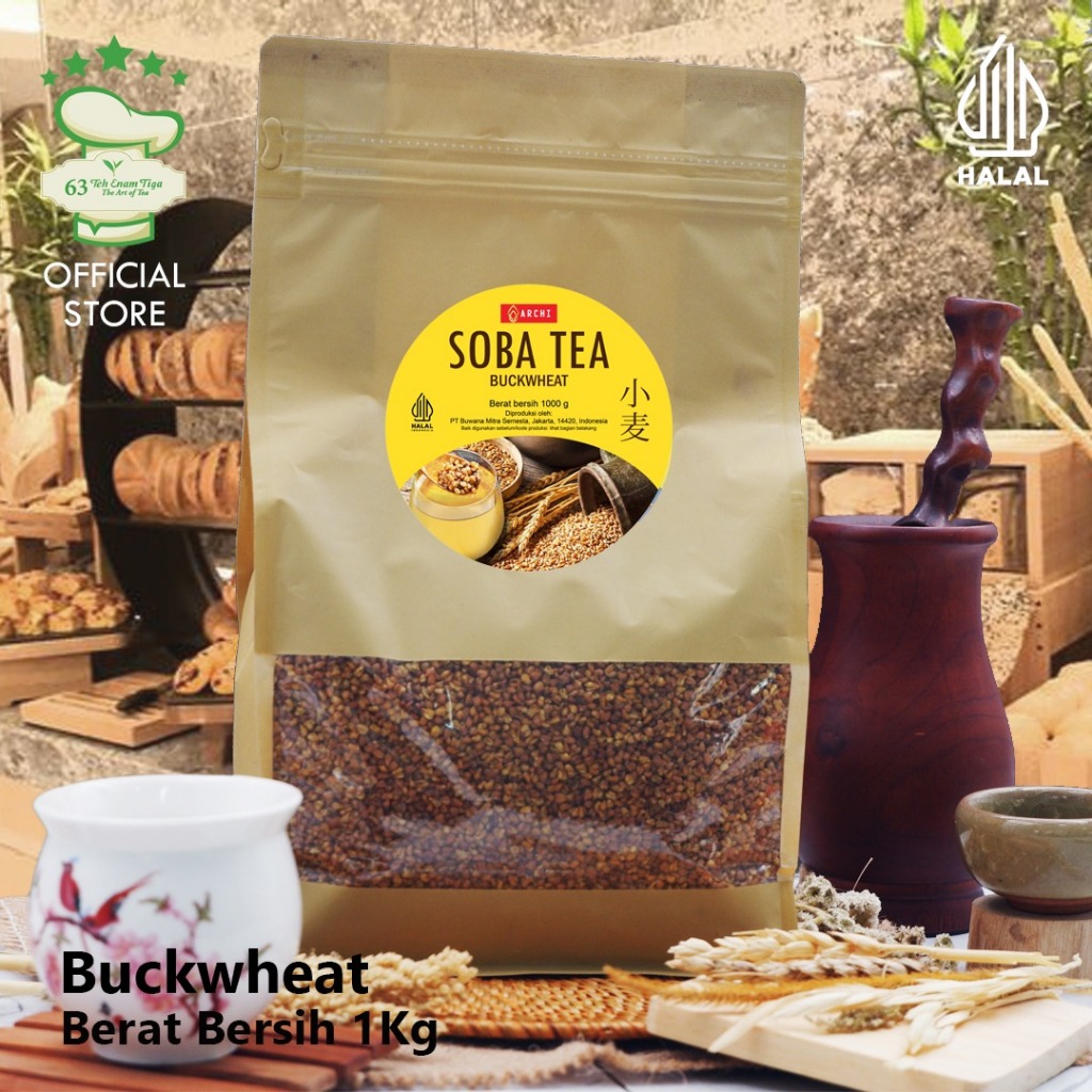 

Teh 63 - ARCHI Buckwheat / Soba Tea 1000gr 1kg - Food Service