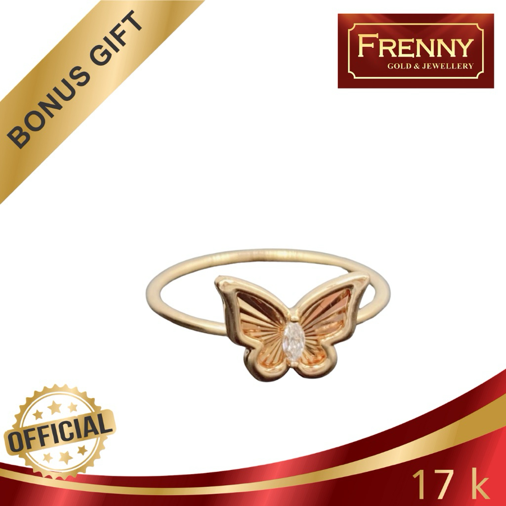 Cincin Kupu - Kupu 17K