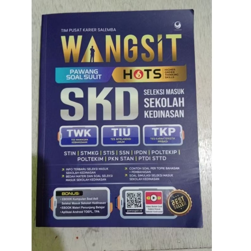 PRELOVED BUKU SKD WANGSIT EDISI 2024