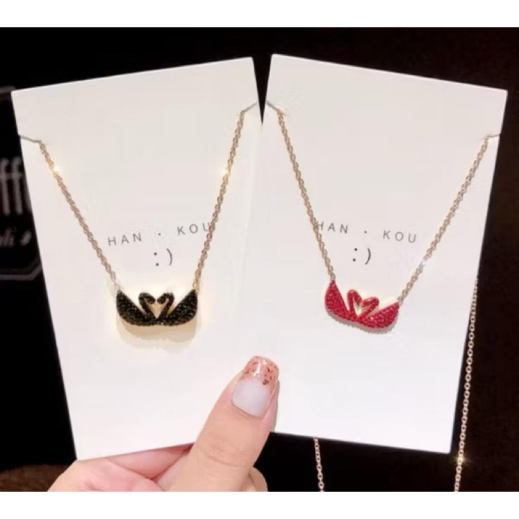 Kalung Asli Titanium Wanita / Kalung Wanita Asli Titanium / Aksesoris Titanium Asli / Liontin Bebek 