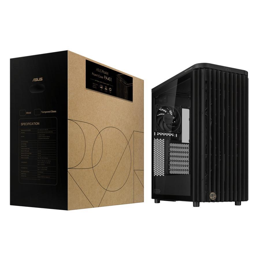 ASUS ProArt PA401 Wood Edition | Casing PC Gaming ATX Mid Tower