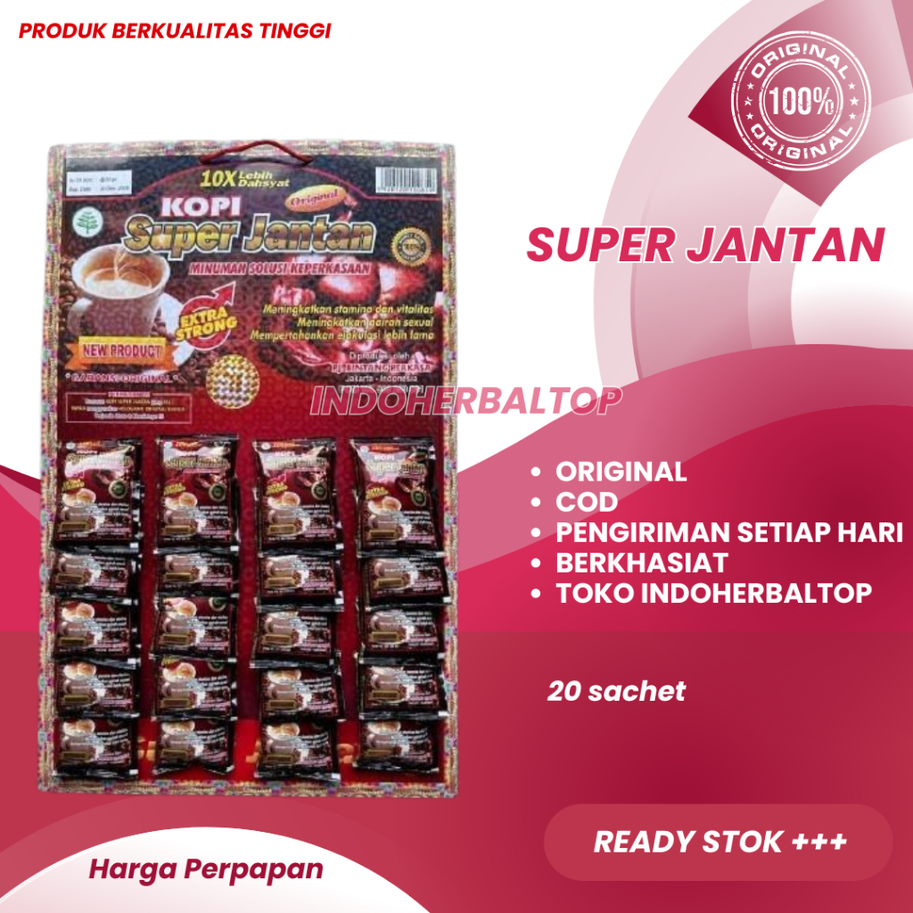 

Kopi Papan Super j4ntan Original 16 Sachet