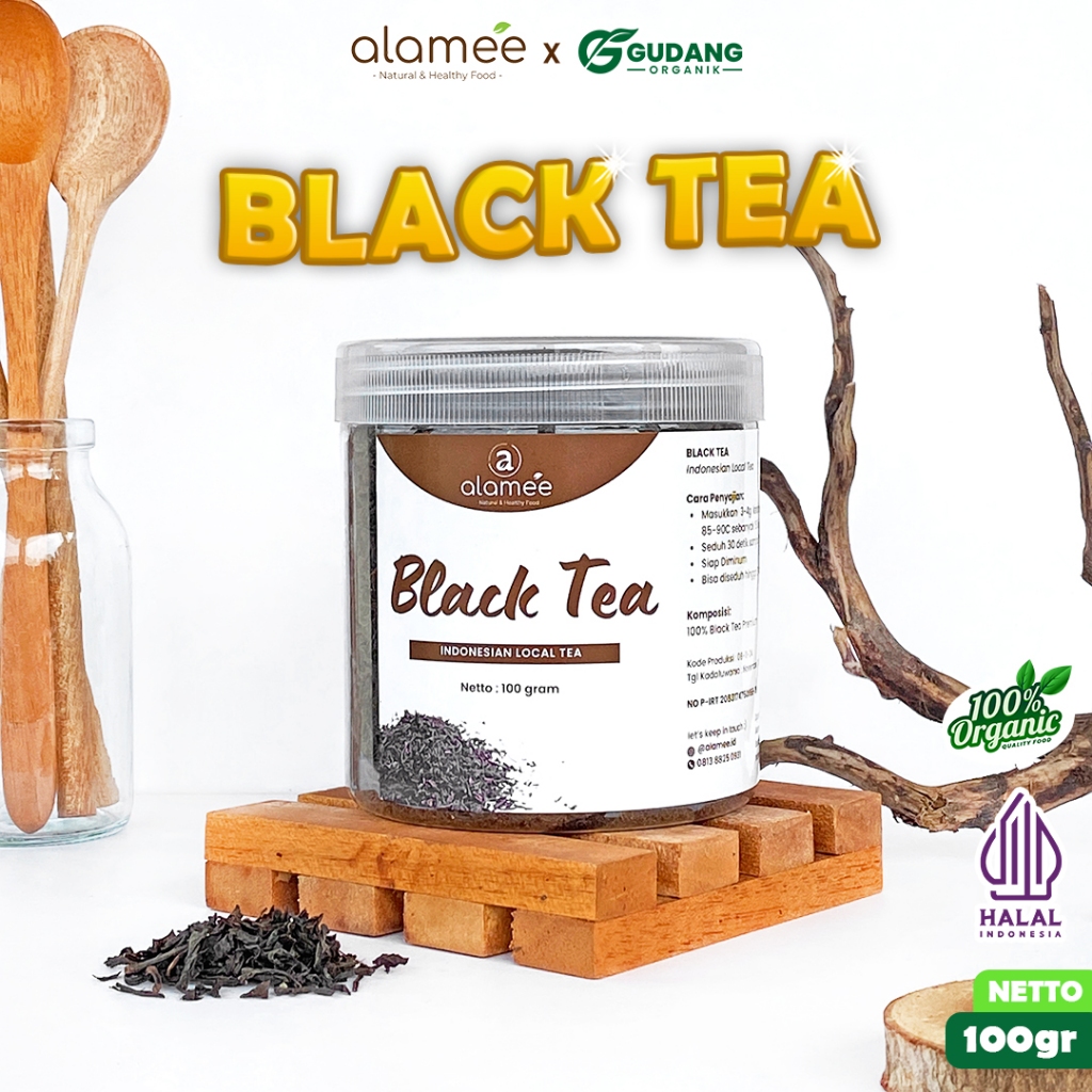 

alamee toples teh bunga black tea aroma lembut warna pekat rasa mendalam tanpa bahan tambahan alami