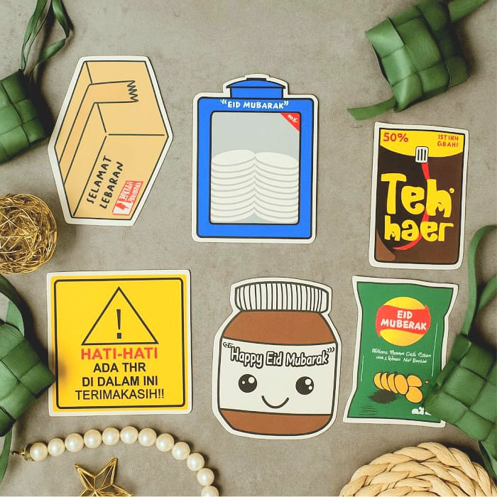 

Amplop lebaran Idul Fitri Motif Karakter Unik Lucu Isi 10 Pcs