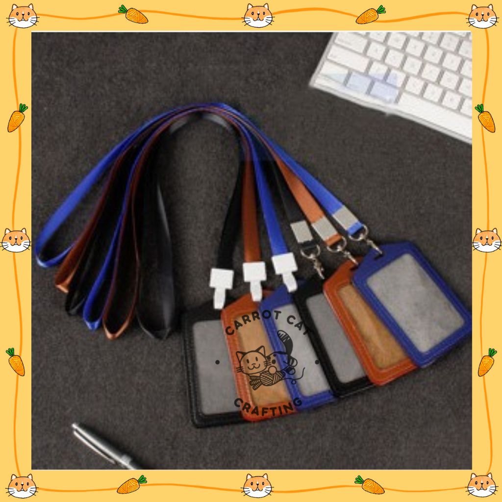 

ID Card Kulit Frame Holder Nametag