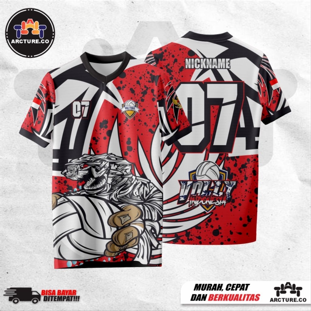 Jersey Volly/Jersey Volly Custom Desain Sport