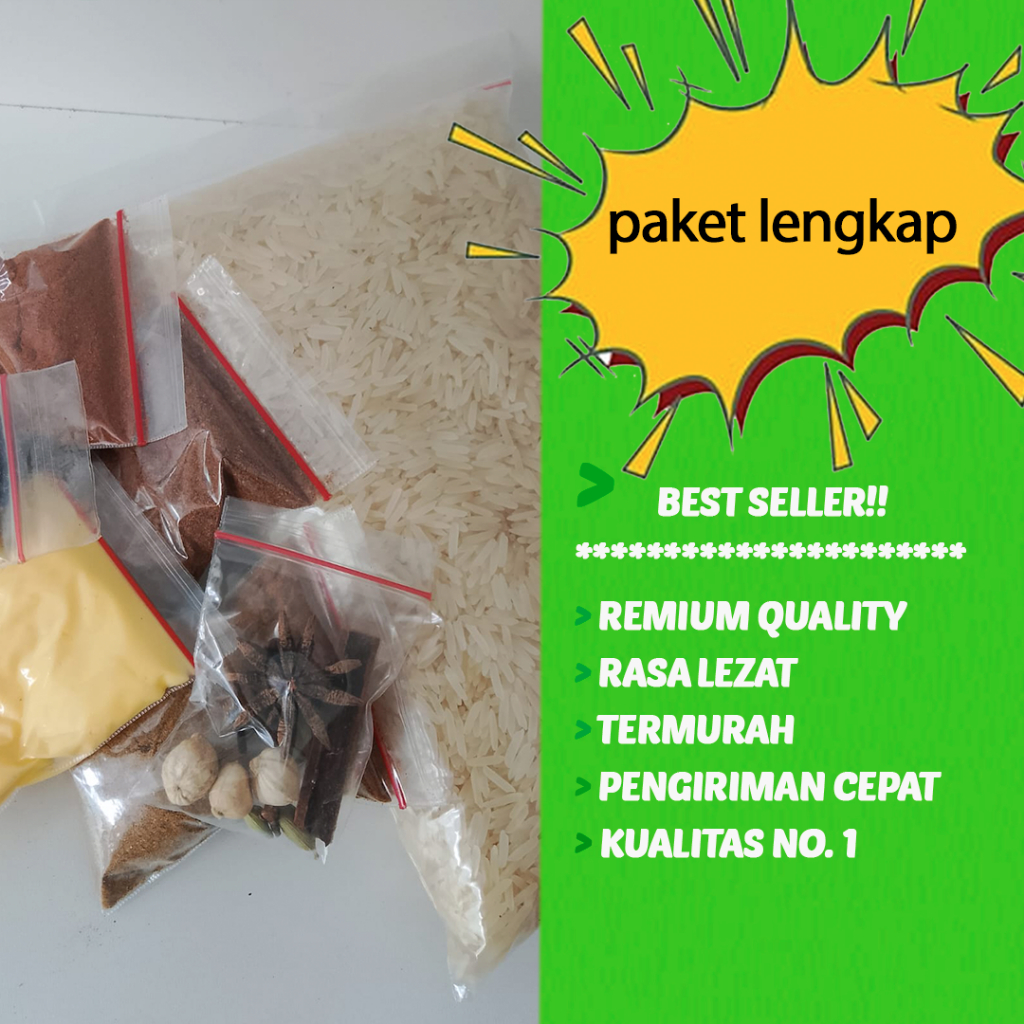 

Ygshop17 Paket Kebuli 1Kg + Bombay Premium Organic Masakan Arab India Beras Basmati / Pusat Kebuli