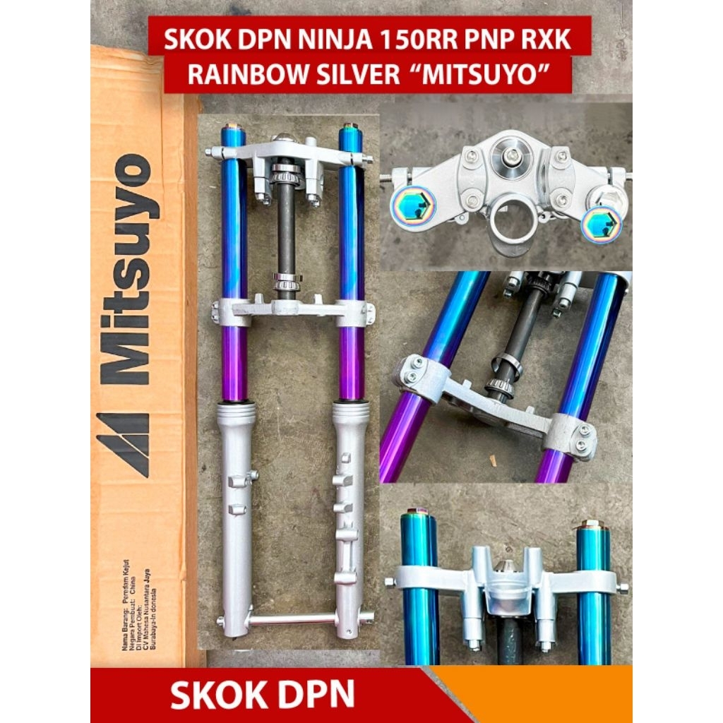 Shockbreker Sok Depan Ninja PNP Rx King As Gold Rainbow Crom