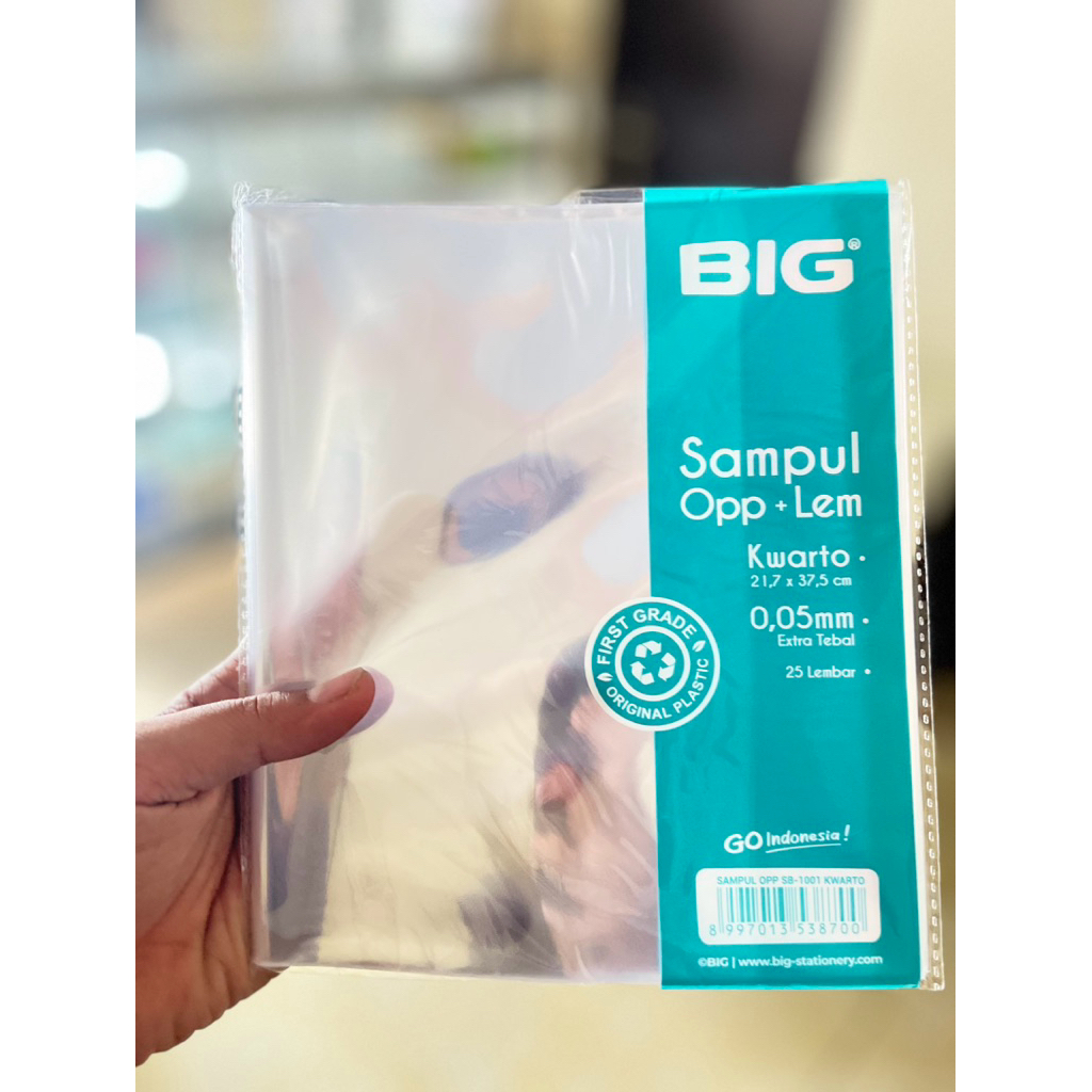 

sampul plastik tebal ukuran quarto dan B5 (Big Boss)