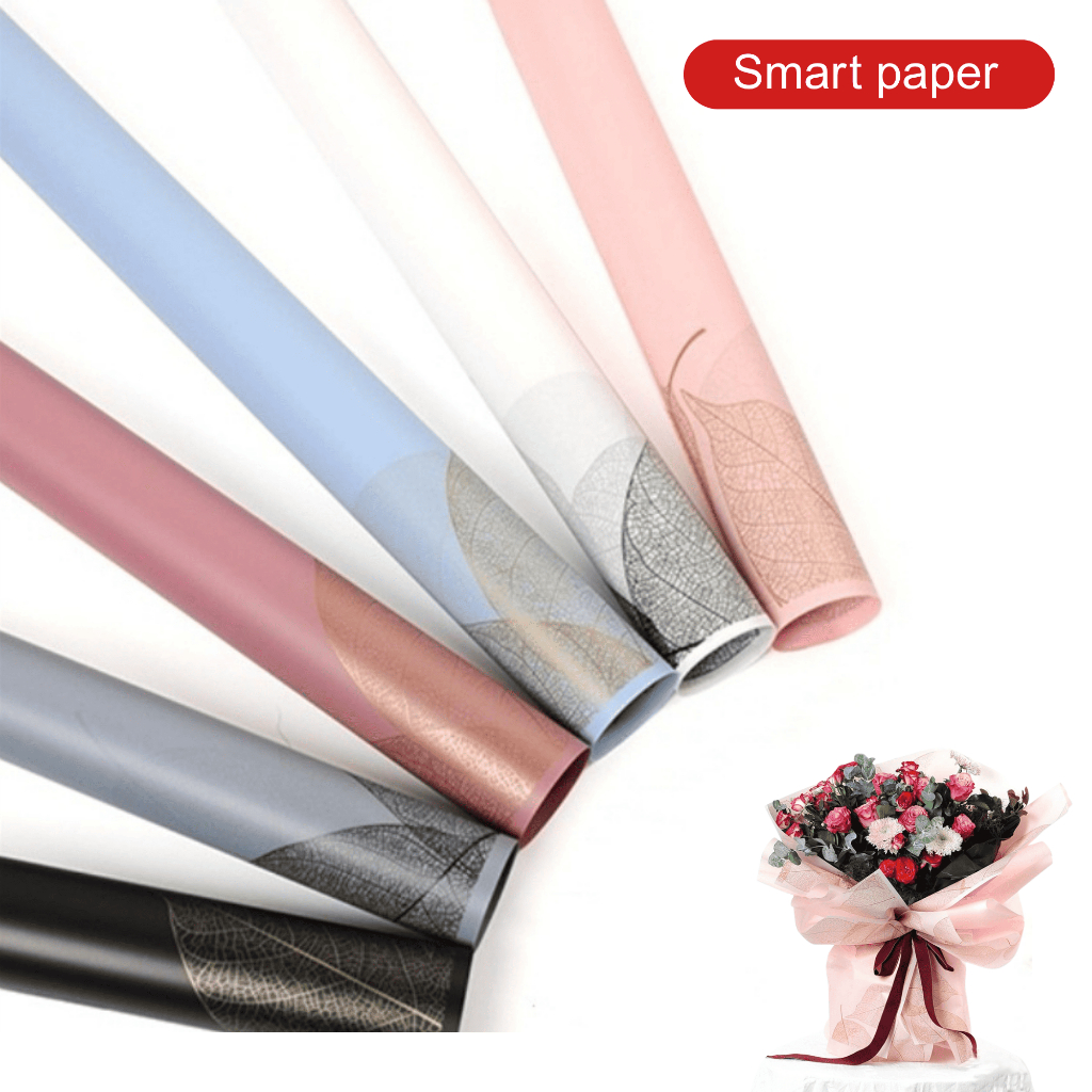 

Isi Isi 20 LEMBAR Kertas Buket Bunga Waterproof Flower Wrapping Paper Waterproof Hand Bouquet Cellophane KB037