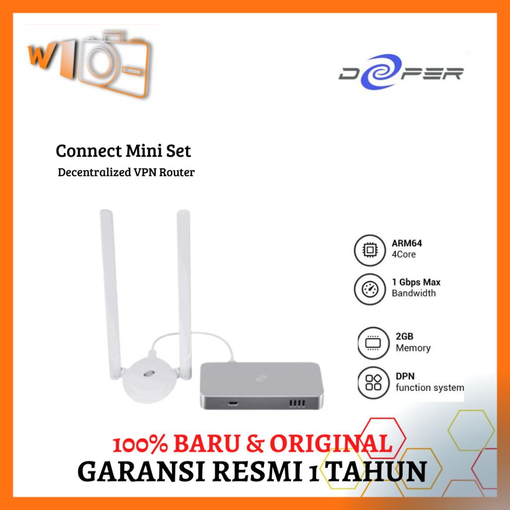 Deeper Connect Mini Set Decentralized VPN Router / Deeper