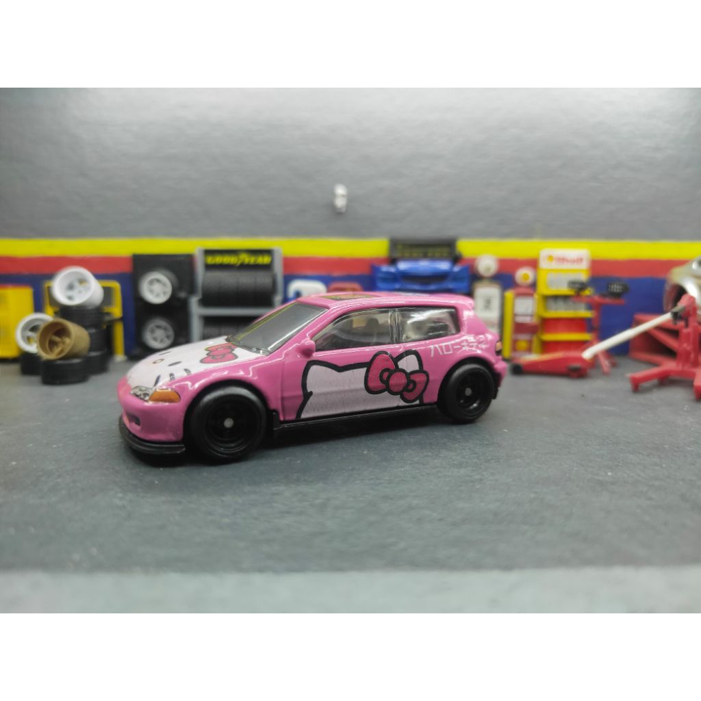 hw civic custom hello kitty