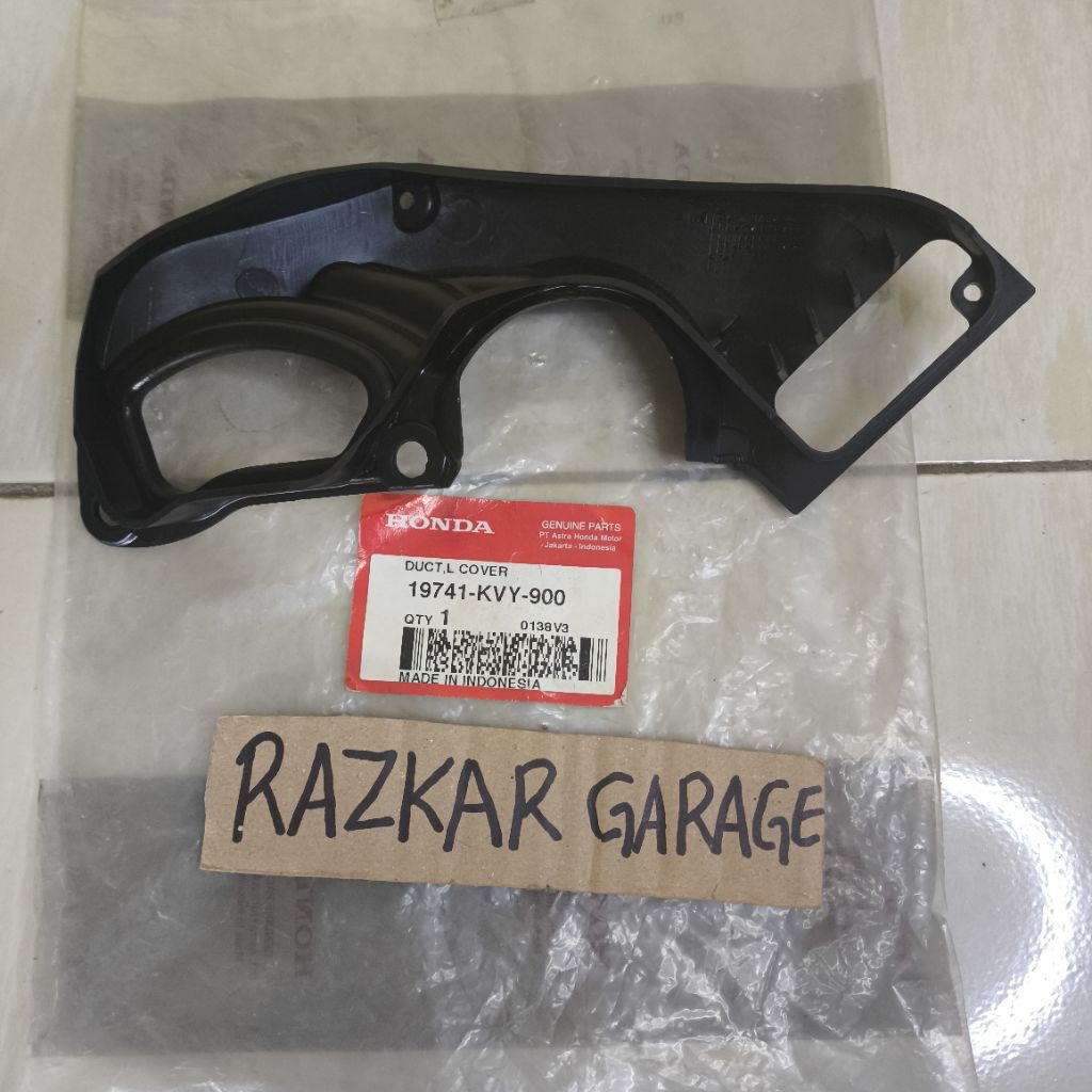 Cover saluran udara hawa cvt duct duck L cover tutup cvt plastik tutup cvt honda beat karbu original