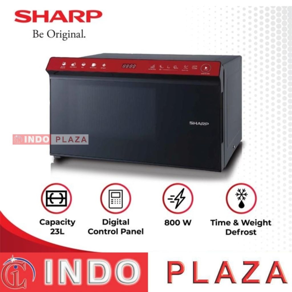 MICROWAVE DIGITAL SHARP 23 Liter R-323DA-RT STYLISH DESIGN