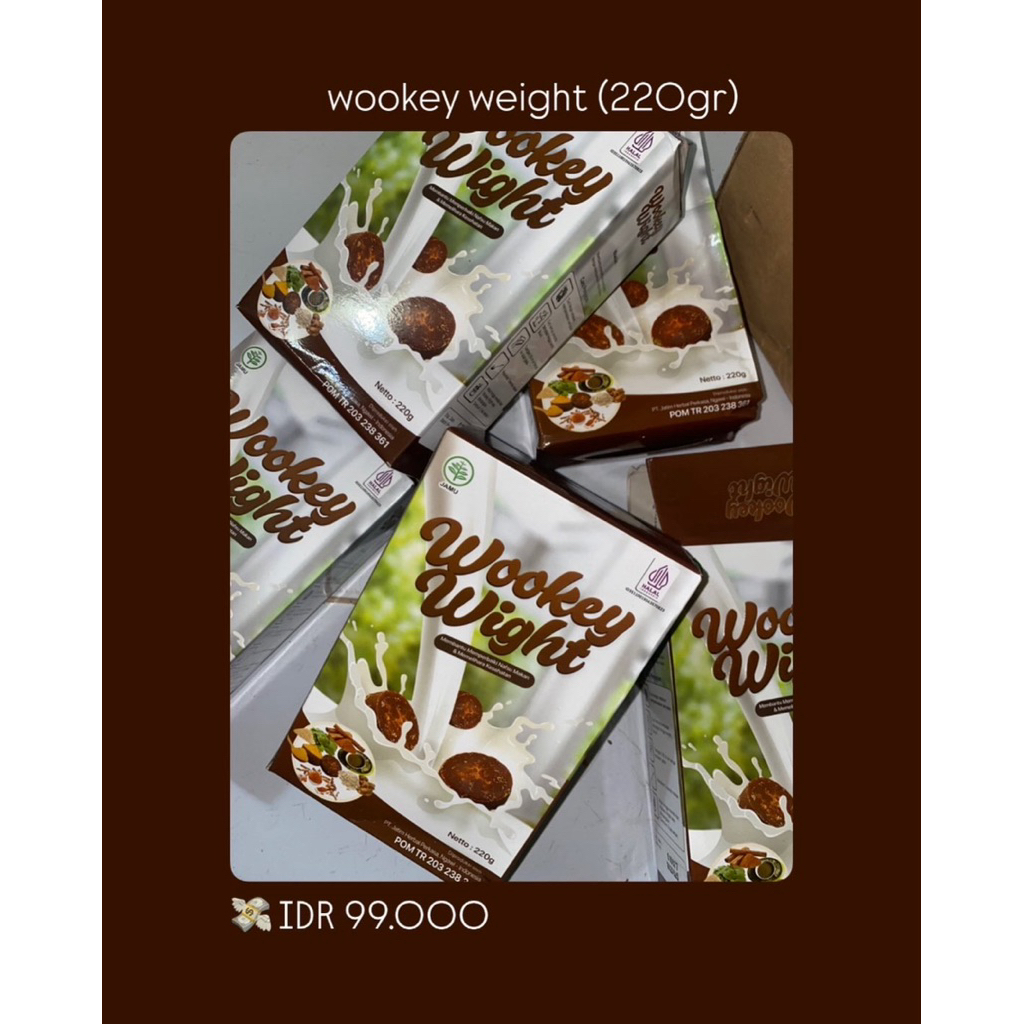

Wookey Wight - Susu Penambah Berat Badan Herbal