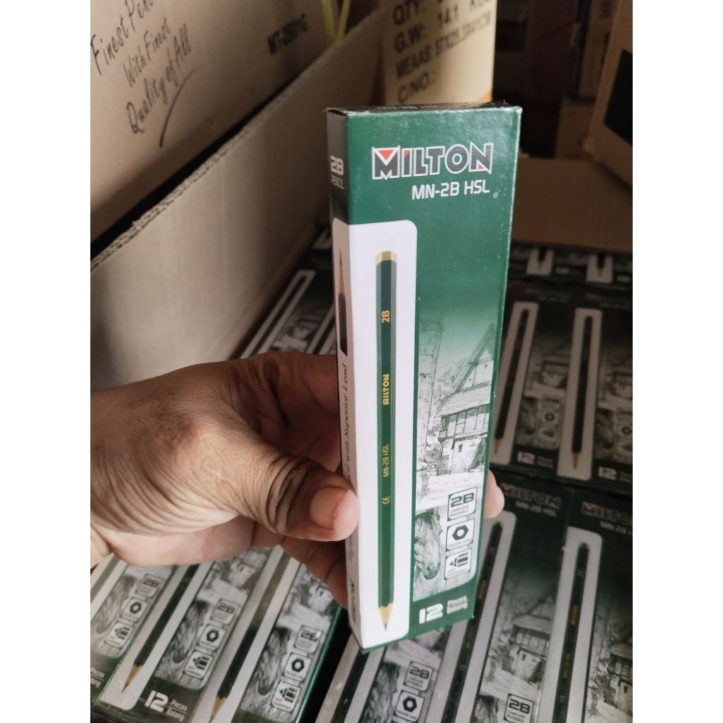 

PENSIL 2B MILTON HIJAU PER PACK: 12 PCS