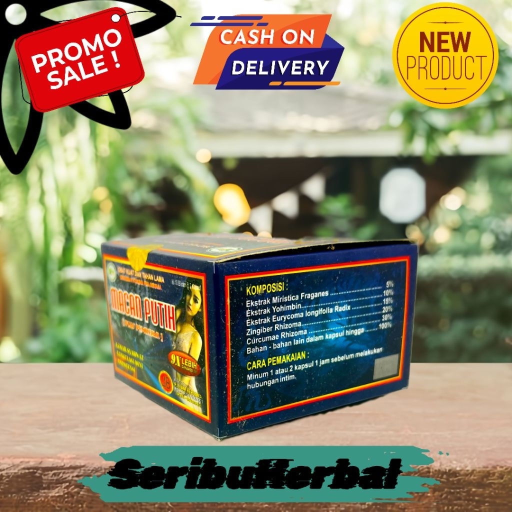 Kapsul Penunjang Performa Pria Macan Putih Premium Herbal