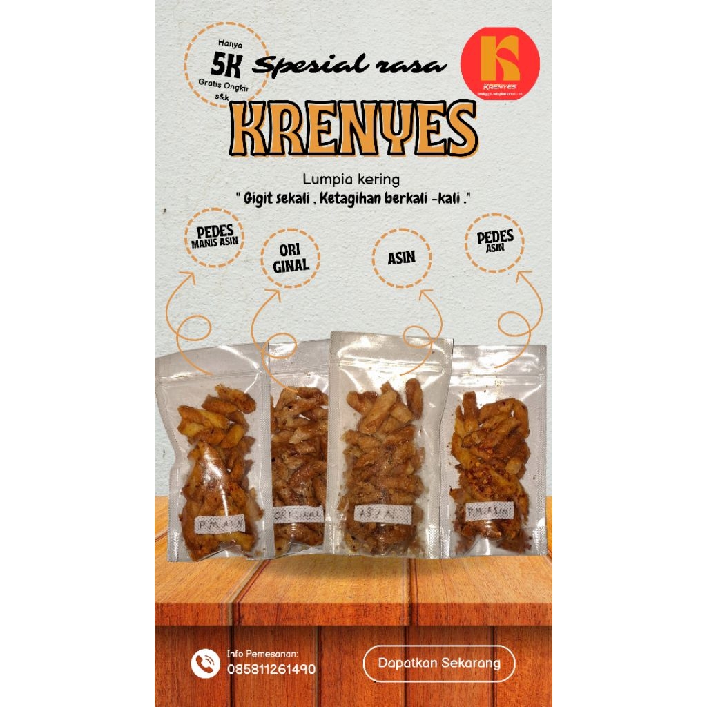 

Lumpia kering gurih dan krenyes