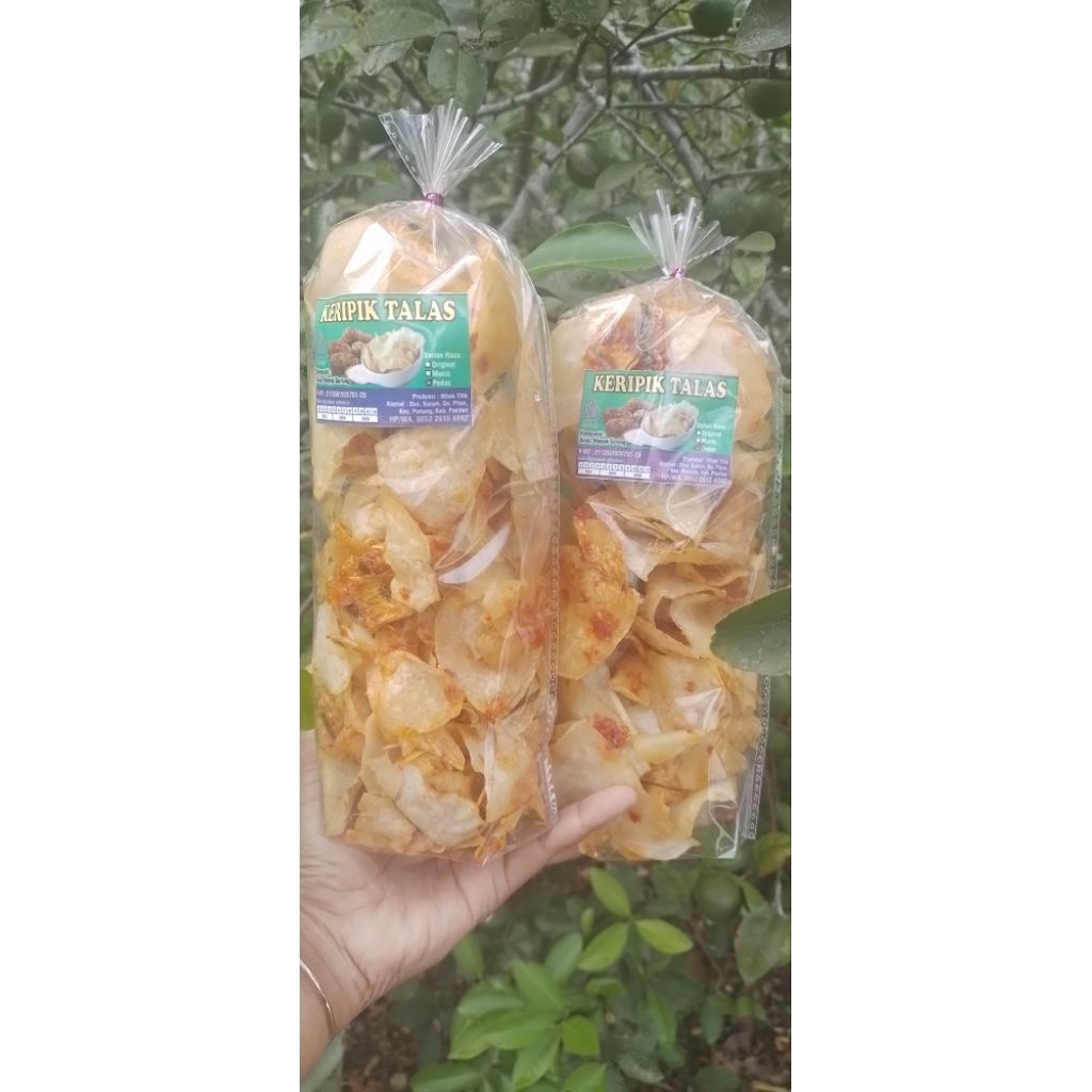 

Keripik Talas Pedas