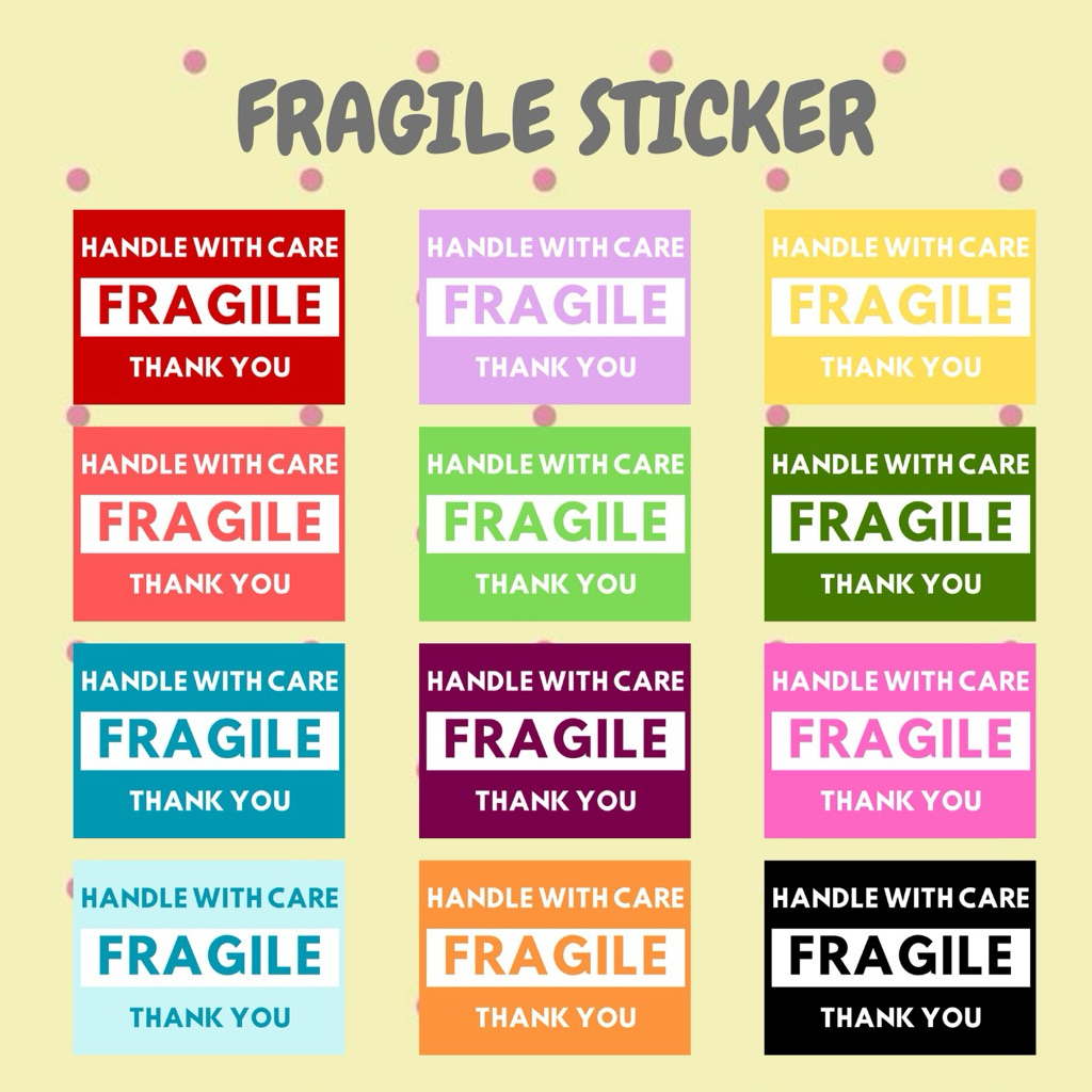

sticker fragile