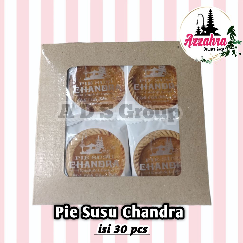 

Pie Susu Bali Chandra isi 30pcs + Box Coklat Polos