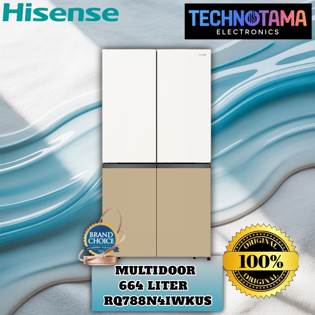 KULKAS MULTIDOOR HISENSE TYPE RQ788N4IWKUS 670L (BESPOKE)