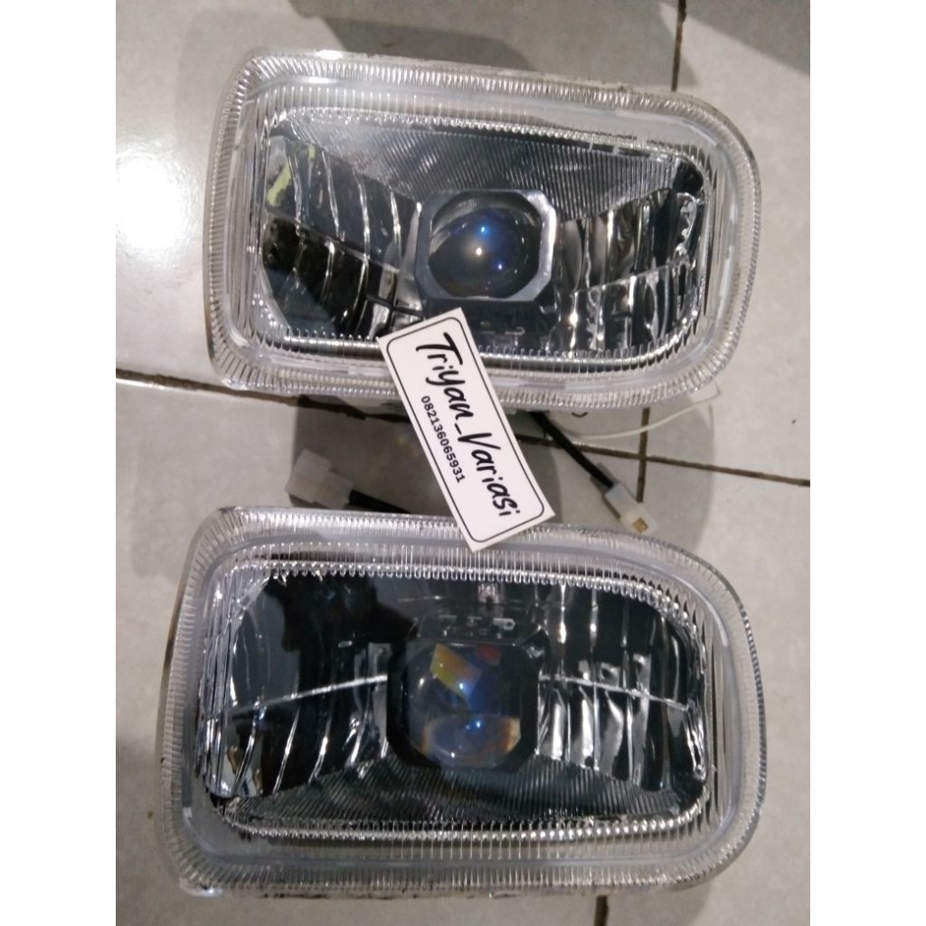 Foglamp Lampu Kabut Isuzu Panther Kapsul 2000 2004 Custom Biled 1.5 inch