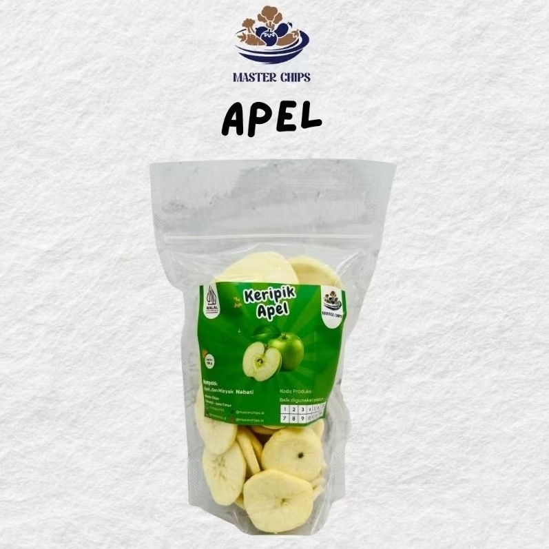 

KERIPIK APEL 100g – Manis Alami, Renyah Sehat!!