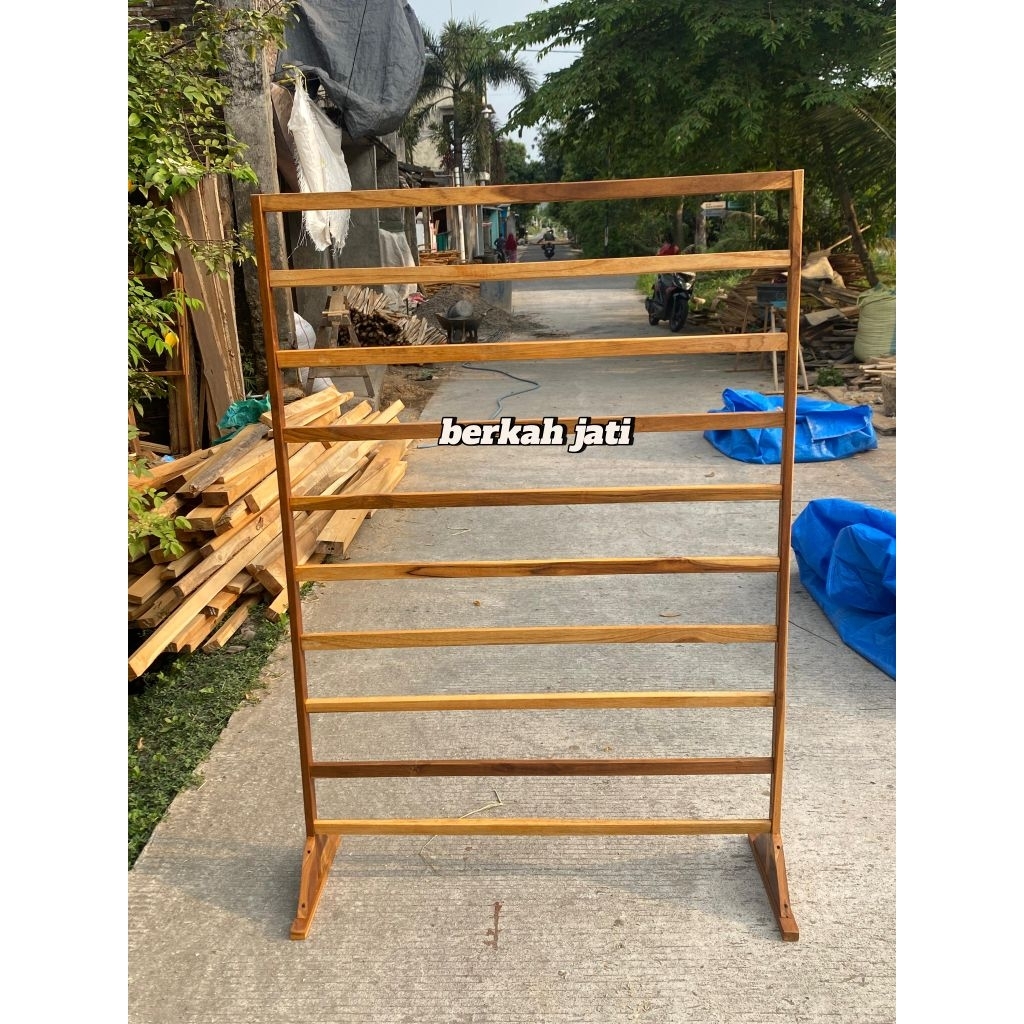 rak kertas buket rak hijab gantungan pashmina