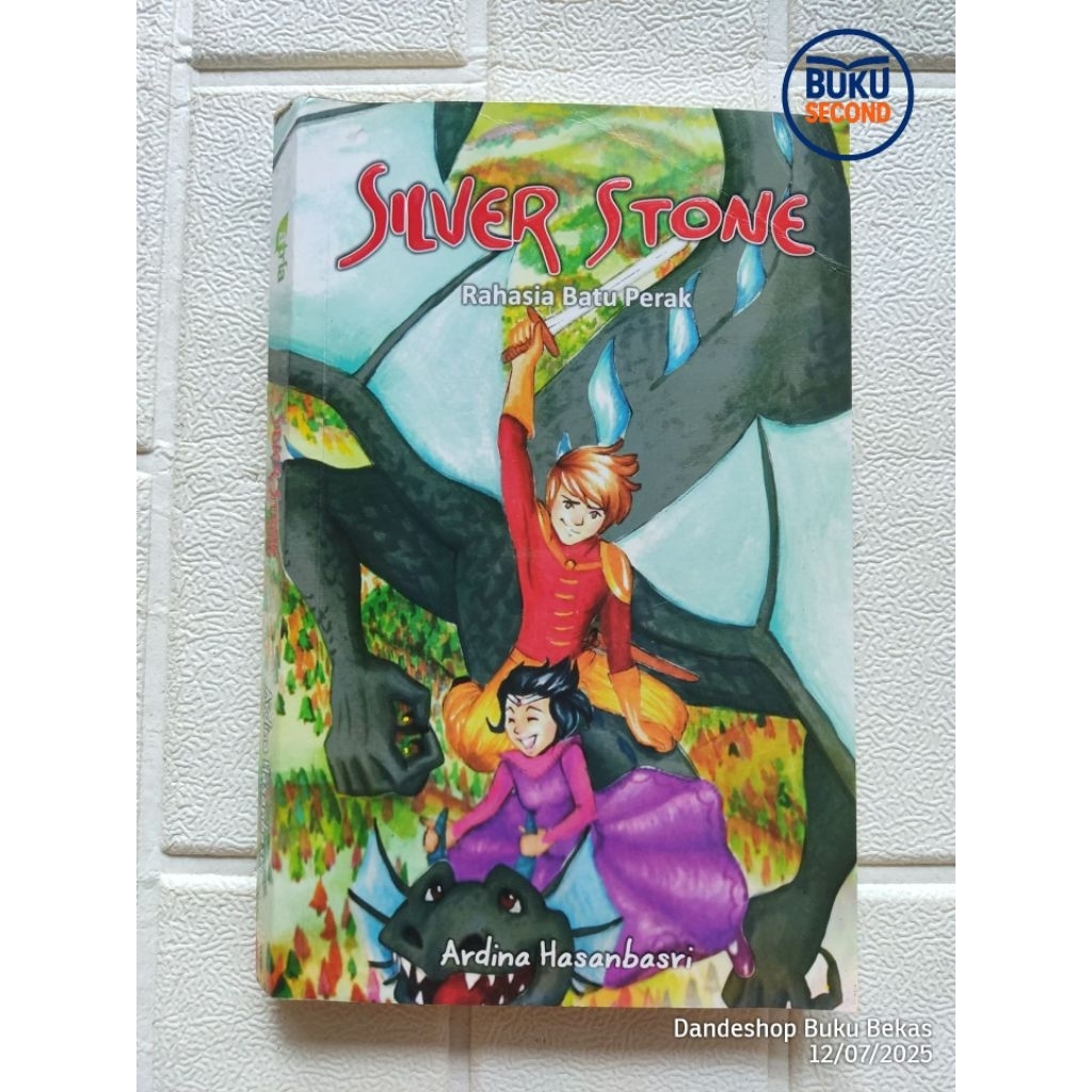 Silver Stone (Rahasia Batu Perak) oleh Ardina Hasanbasri - Novel Bekas Preloved ORIGINAL
