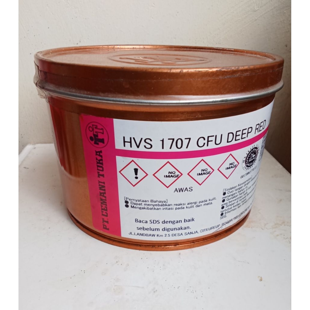 

Tinta Offset Cemani Toka HVS 1707 CFU Deep Red