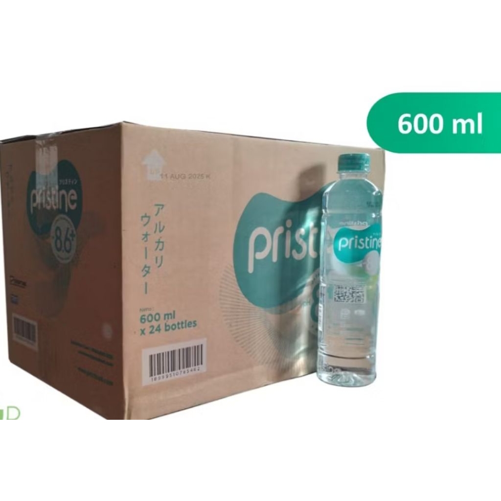 

Pristine 600ml (1 Dus) - Pristine Water 8.6+ ; Air Minum Pristine