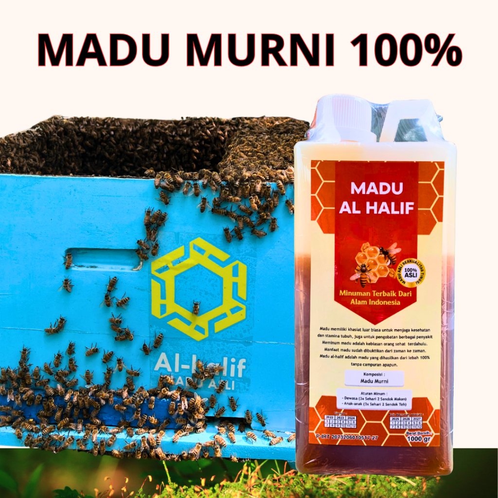 

AL - HALIF - Madu Murni 100% tanpa campuran I Madu Asli 100%