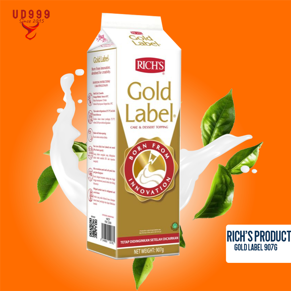 

RICH'S GOLD LABEL /LABEL EMAS WHIPPING CREAM KOCOK 907G