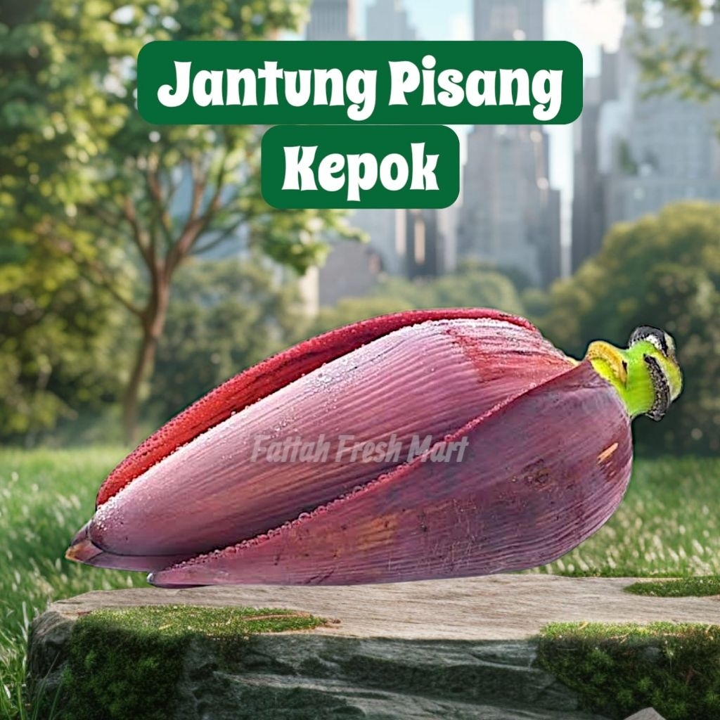 

Jantung pisang kepok sayur jantung pisang organik