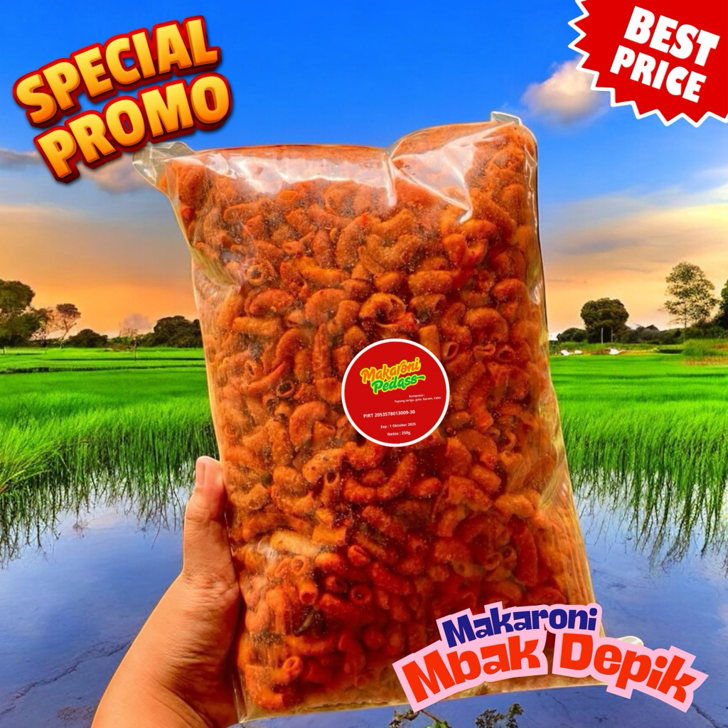 

Makaroni Ekstra Pedas – Ukuran 250gr, Paling Worth It!