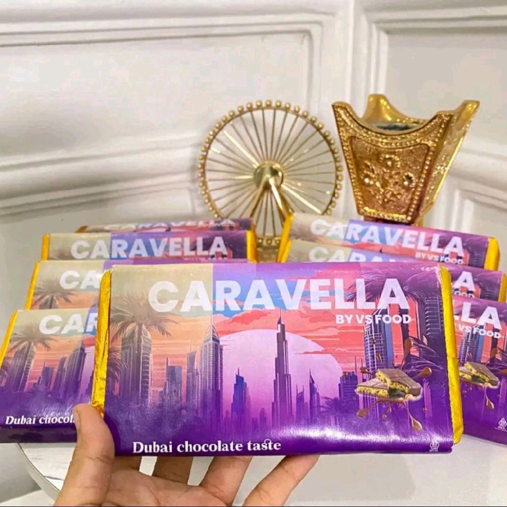 

Cokelat Dubai Pistachio Kunafe 230 Gr